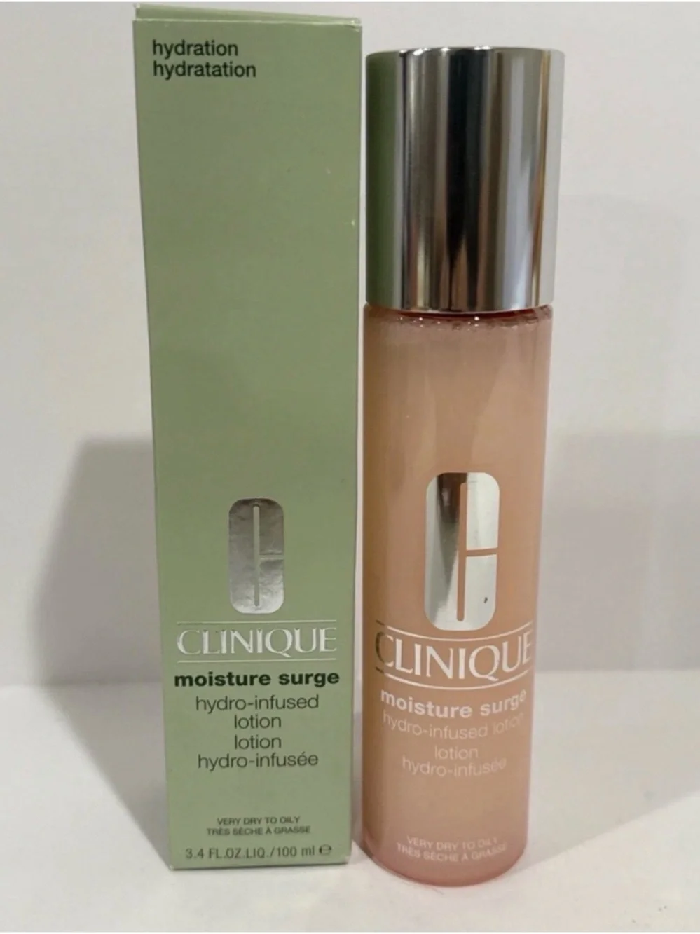 Clinique Moisture Surge Hydro-Infused Lotion - Pink & Silver
